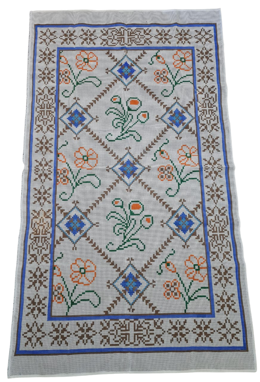 Tela de Tapete Arraiolo Na Talagarça Para Bordar 158