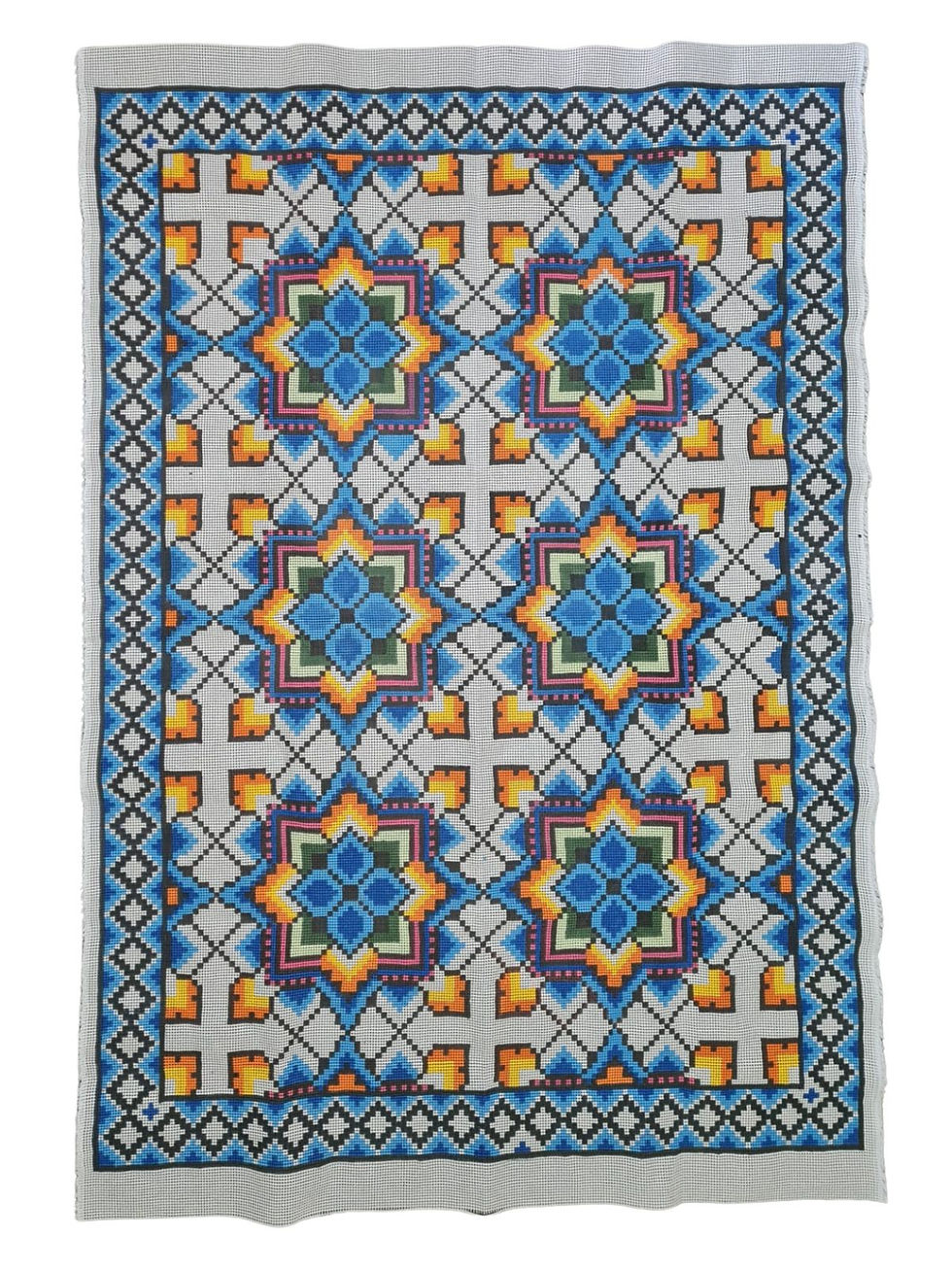 Tela de Tapete Arraiolo Na Talagarça Para Bordar 105