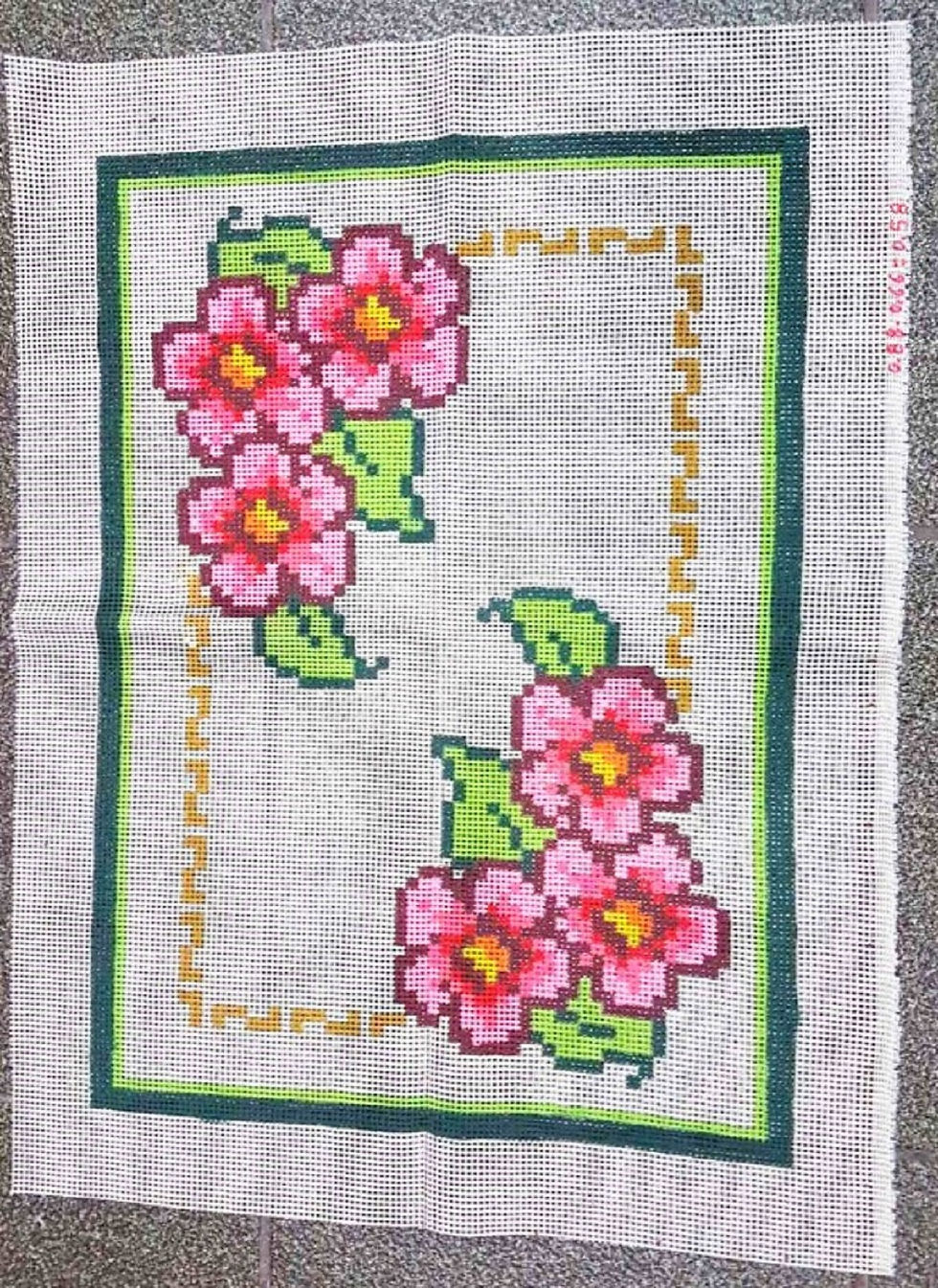 Tela de Tapete Arraiolo Na Talagarça Para Bordar 52