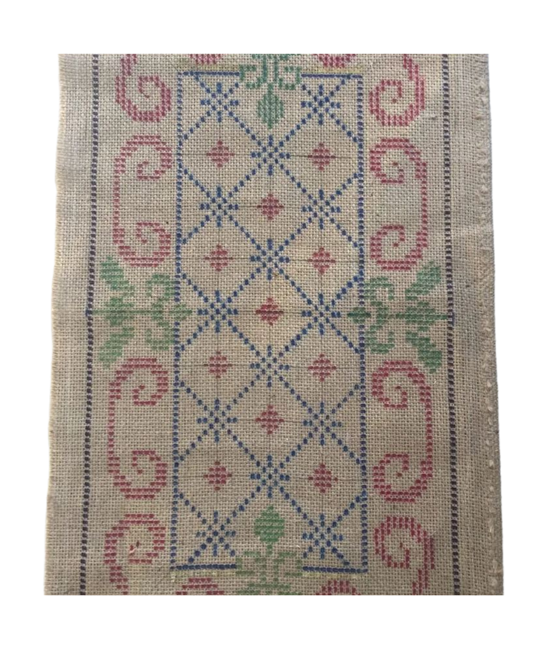 Tela De Tapete Arraiolo Na Juta Para Borda 04