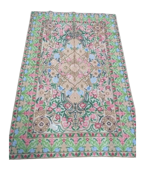 Tela de Tapete Arraiolo Na Talagarça Para Bordar 01