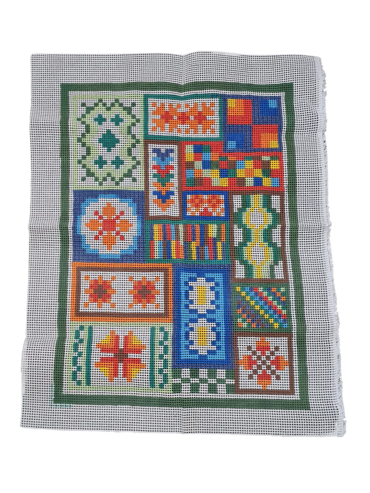 Tela de Tapete Arraiolo Na Talagarça Para Bordar 108