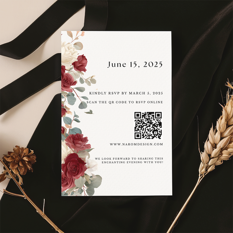 Custom Wedding Thank You Cards: Foil Printing, Digital Printing in Toronto l Narom Design