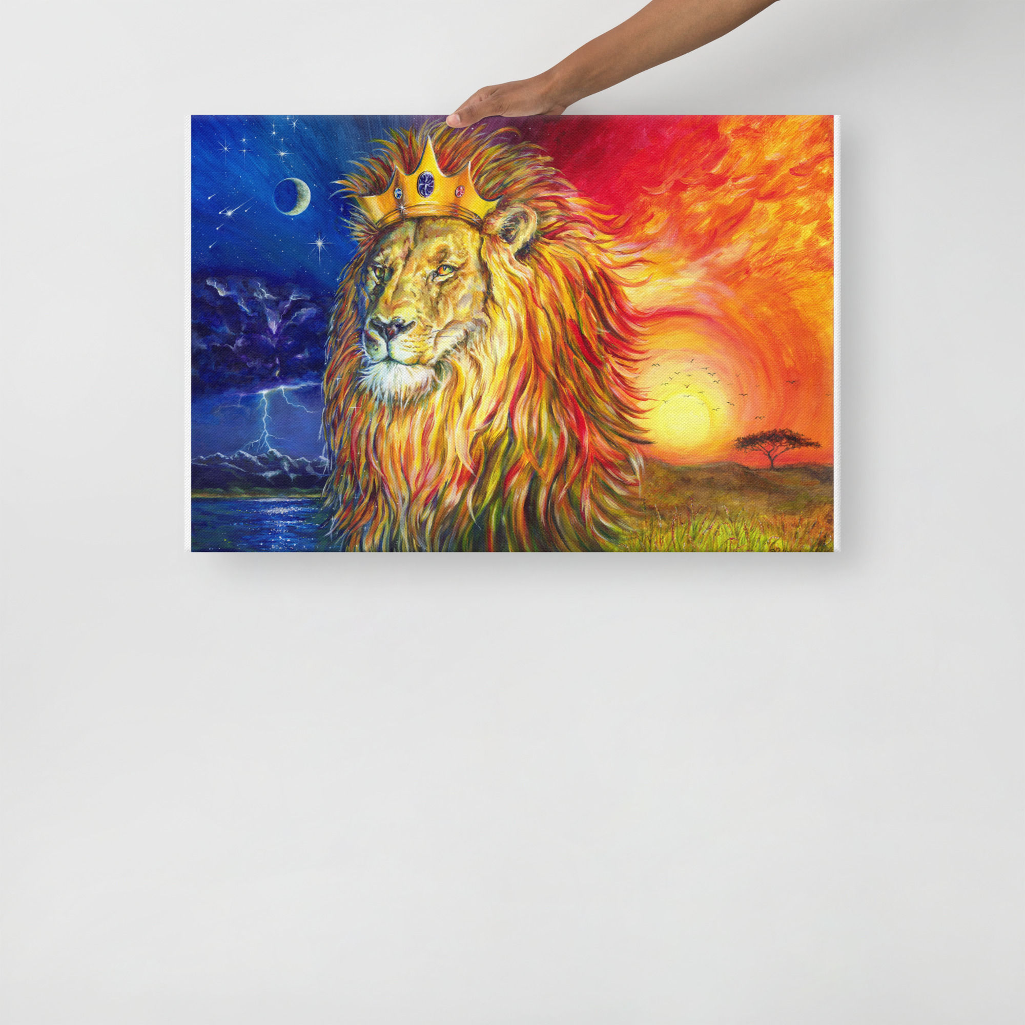 I Am The Lion of Judah Printed on Thin Canvas