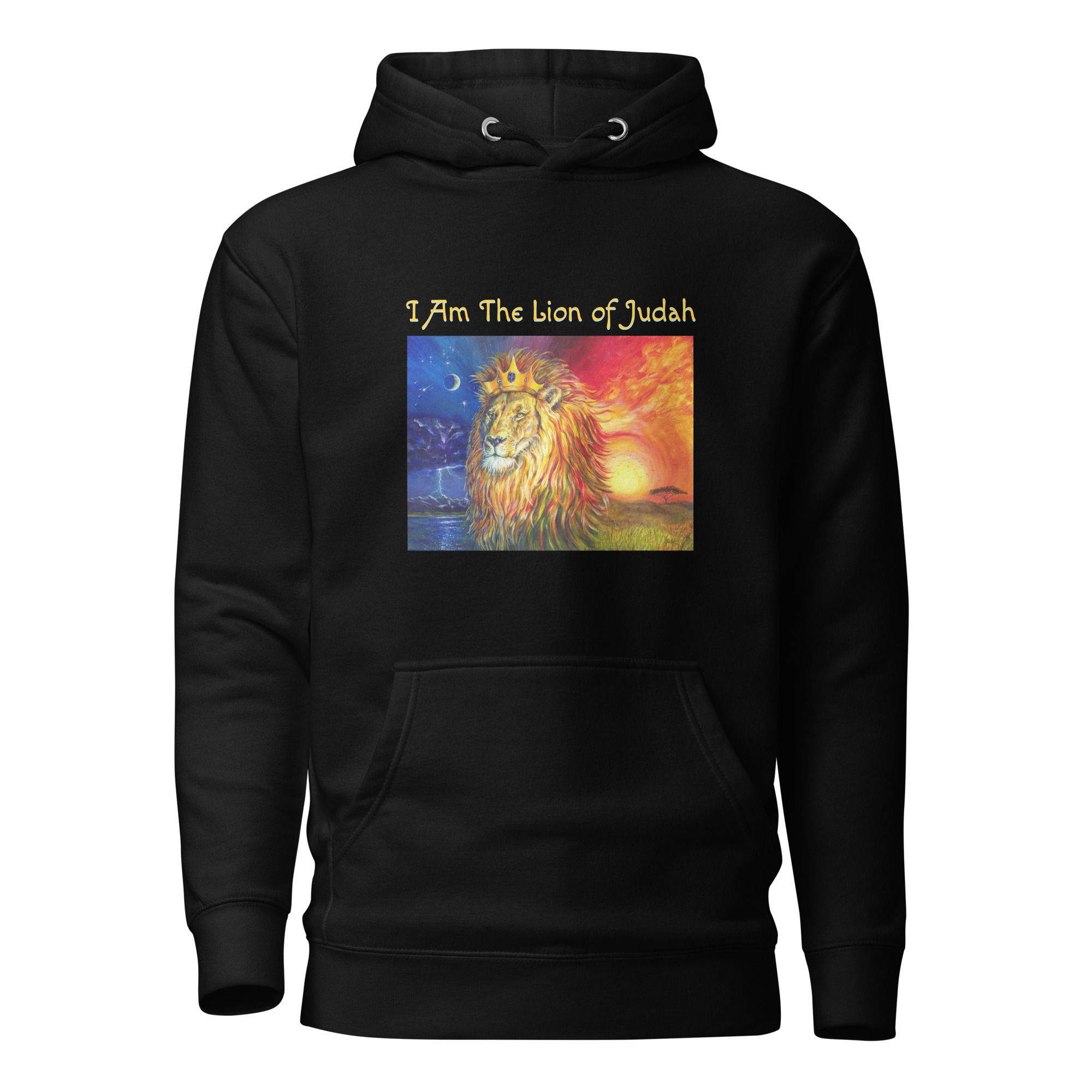Hoodie - I Am The Lion of Judah (front) Hear Me ROAR! (back) Unisex Hoodie