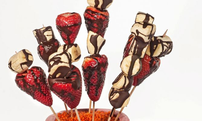 brocheta de gomitas endulzadas