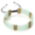 Miniatura: Multilayer Gemstone Beaded Bracelet Adjustable Braided Rope Bracelet Men Women