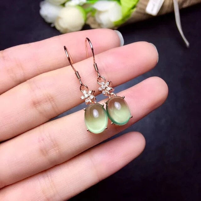 Miniature : Natural Grapevine Earrings,925 Silver Earrings ,Gemstone Earrings,Gifts For Her