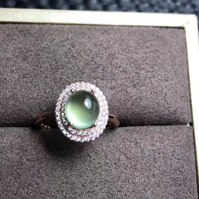 Miniatura: Natural Grape Stone Ring,92.5 Silver Ring,Engagement Wedding Ring
