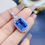 Thumbnail: Natural Blue Topaz Necklace,925 Silver Necklace,Gemstone Necklace,Gifts For Her