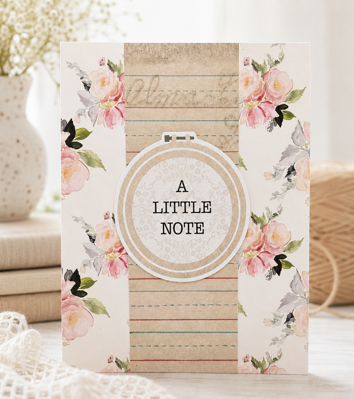 A Little Note Blank Greeting Single Card with Envelope