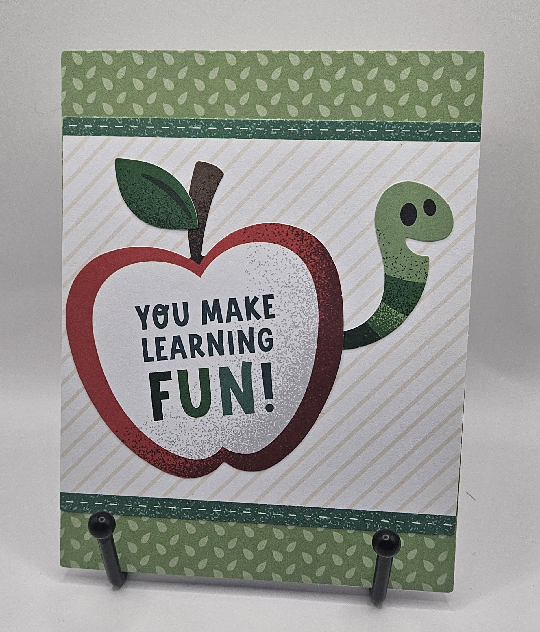 You Make Learning Fun Blank Greeting Single Card with Envelope
