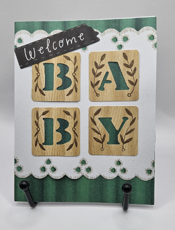 Welcome Baby Greeting Cards, Set of 2, Blank Cards