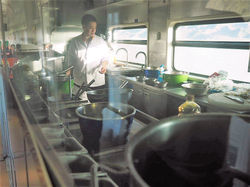 Kitchen train to Lhasa
