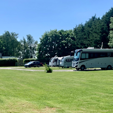 4 hardstanding pitches and one grass pitch