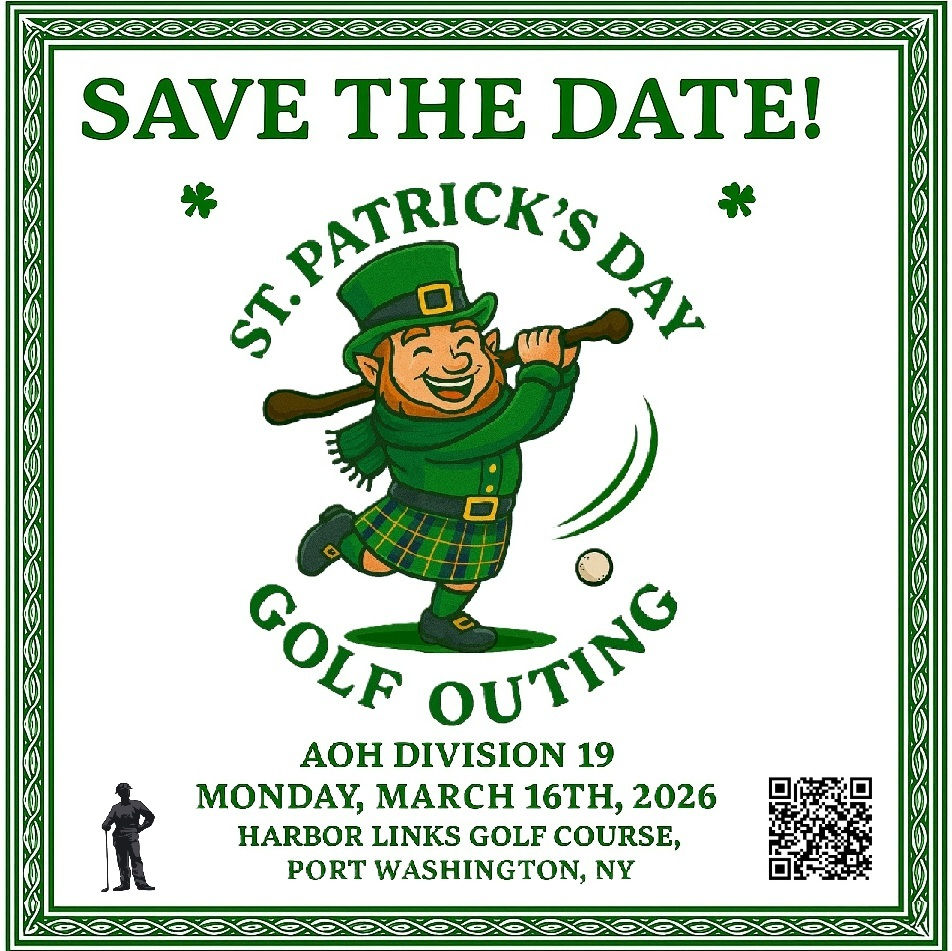 AOH Division 19 St. Patrick's Day Golf Outing and Dinner