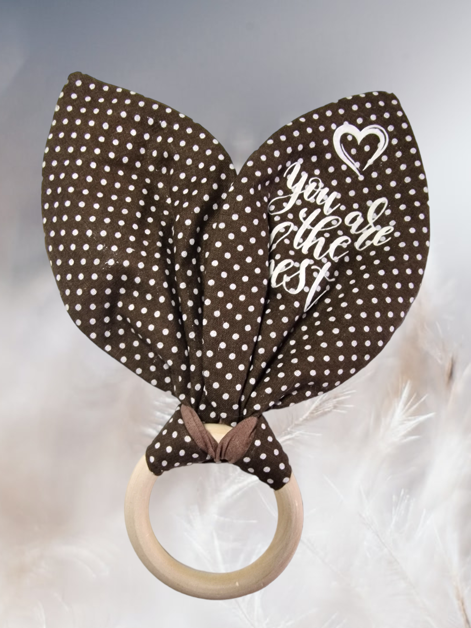 Beißring mit Raschelohren