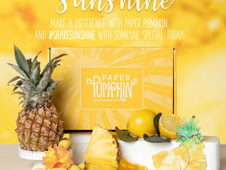 Box of Sunshine - Paper Pumpkin Kit in Australia!
