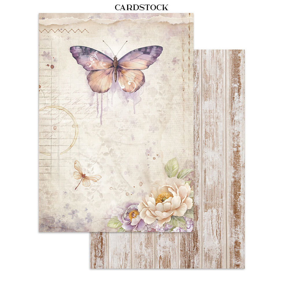 Миниатюра: Quiet Days - Bundle Offer Junk Journal, 8"x 8" Scrapbook & Ephemera by Stamperia