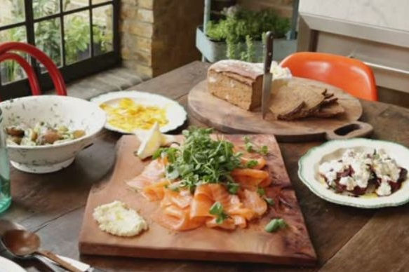 Jamie Oliver's Smoked Salmon Dish