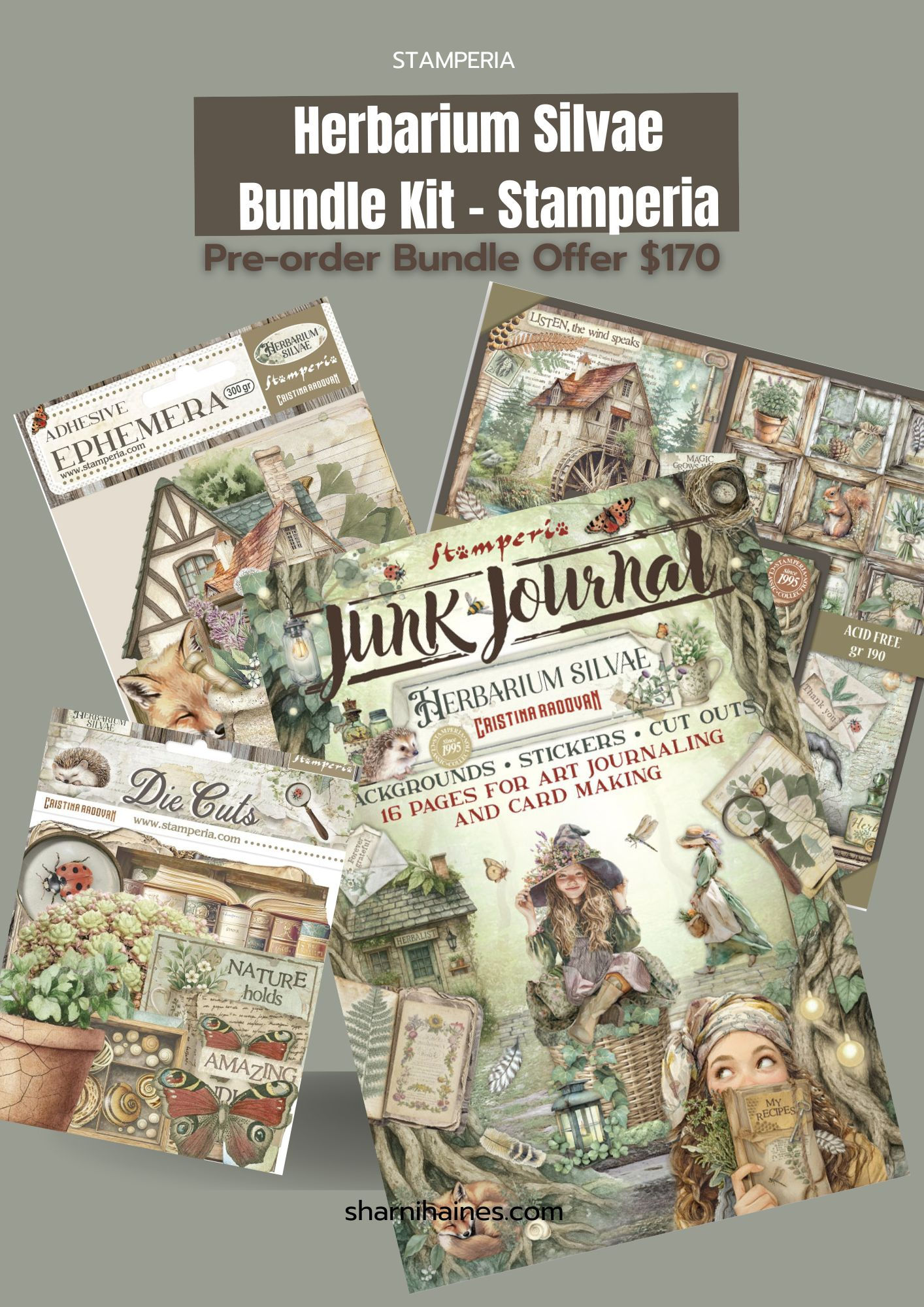 Herbarium Silvae Bundle Kit - Stamperia