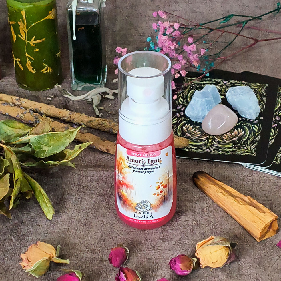💖 Spray Áurico "Amoris Ignis" – Amor en Niebla
