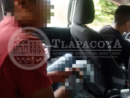 Gobierno de Tlapacoya atiende accidente laboral en Tlamaya Grande