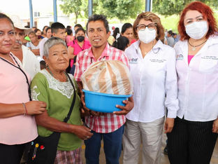 Lleva a cabo DIF Huauchinango, jornada de atención en la junta auxiliar de Las Colonias