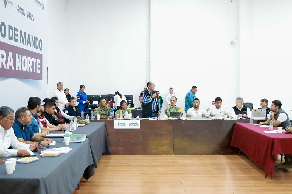 Compromiso firme en Huauchinango: autoridades refuerzan búsqueda de Liam Tadeo y apoyo a damnificados
