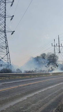 Bomberos controlan incendio forestal en la carretera México-Tuxpan