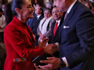 ACUDE ALEJANDRO ARMENTA A INFORME DE LA JEFA DE GOBIERNO CLAUDIA SCHEINBAUM