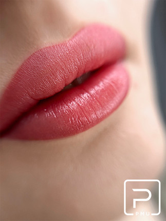 Natural Healed Results of Permanent Lip Makeup