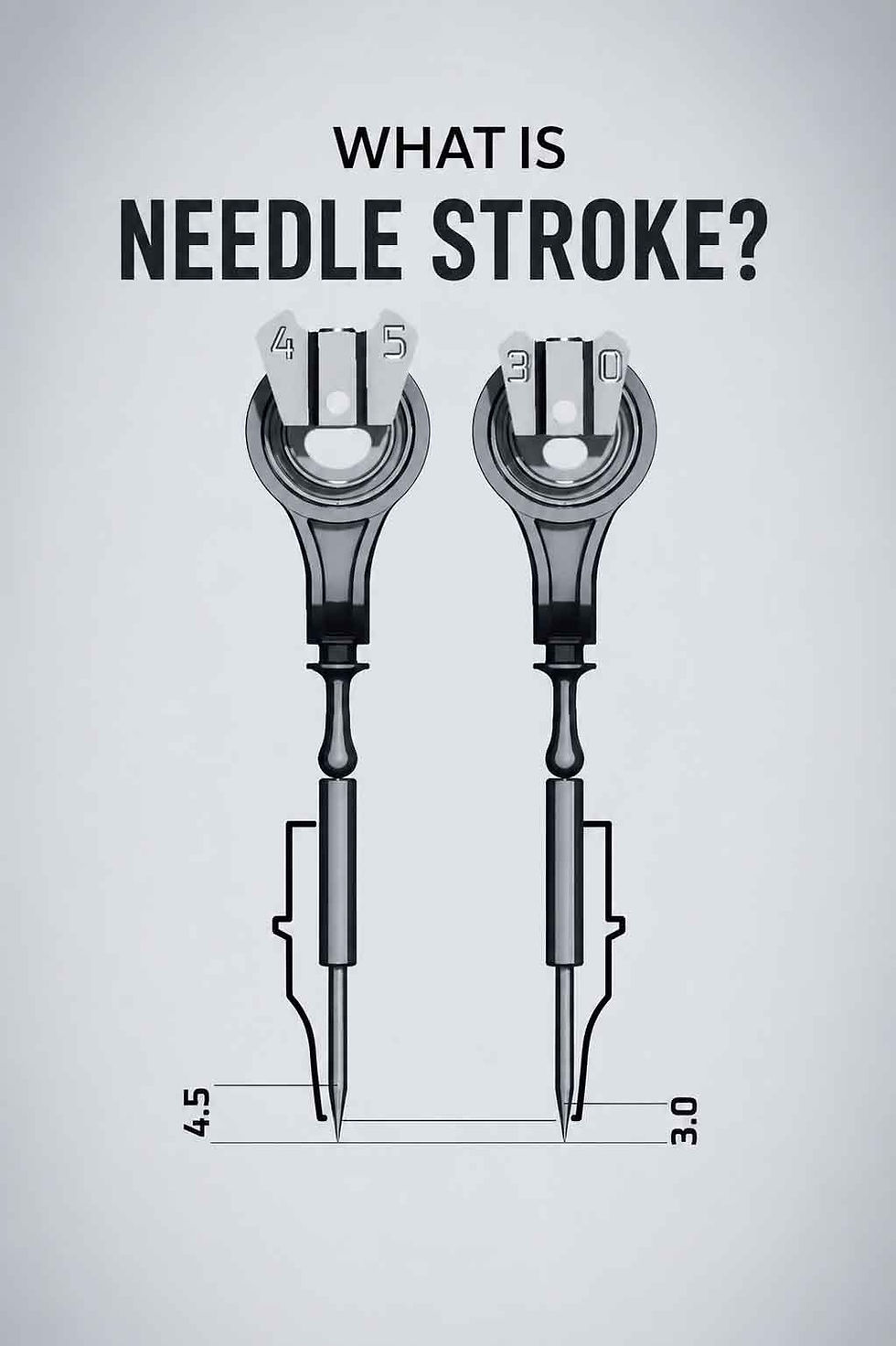 Comparison of Short and Long Needle Stroke in a Rotary PMU Machine