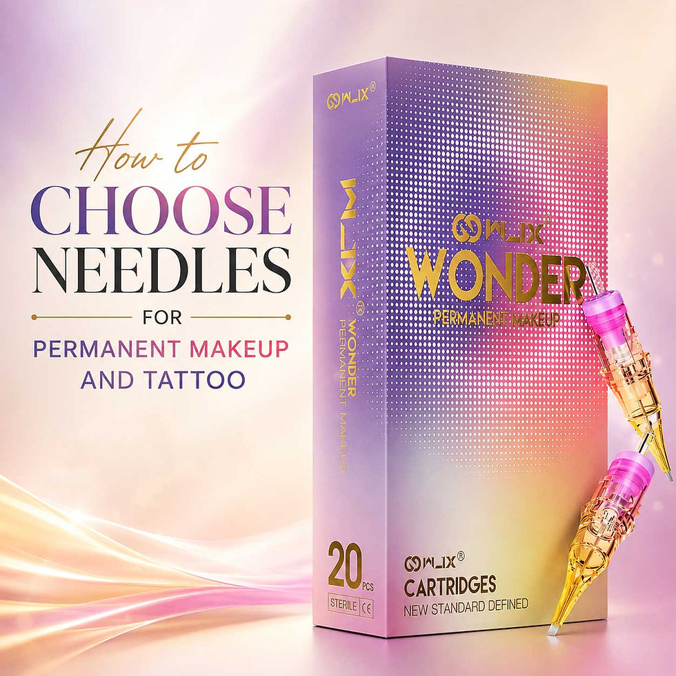 How to choose needles and cartridges for permanent makeup and tattooing — WJX WONDER PMU