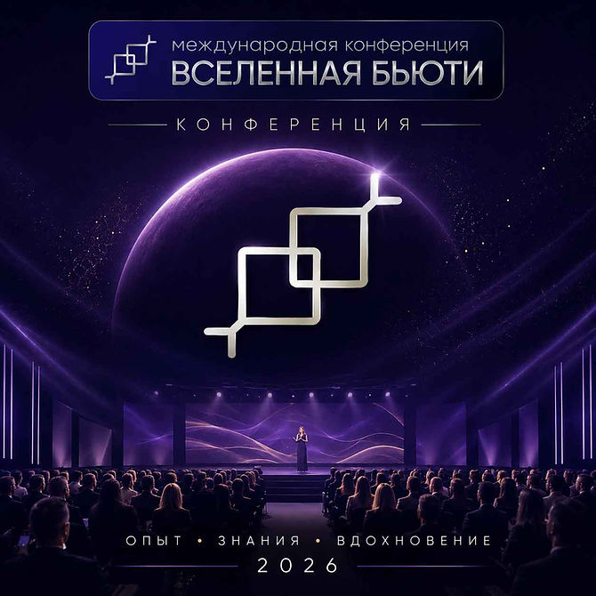 Official poster of the Vselennaya Beauty Conference 2026