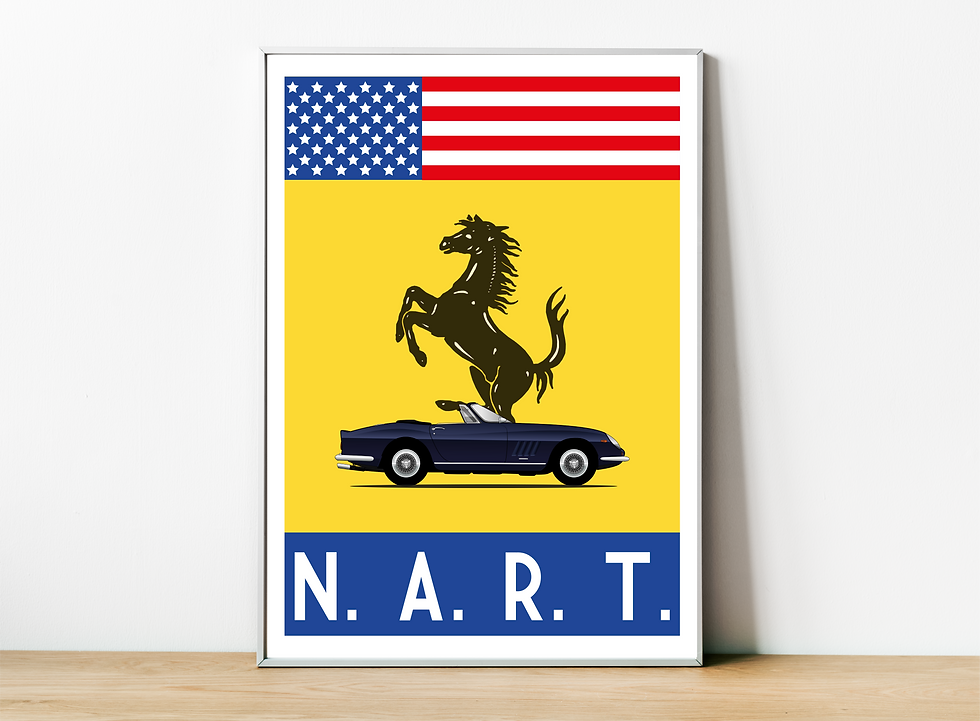 Affiche Ferrari 275 NART