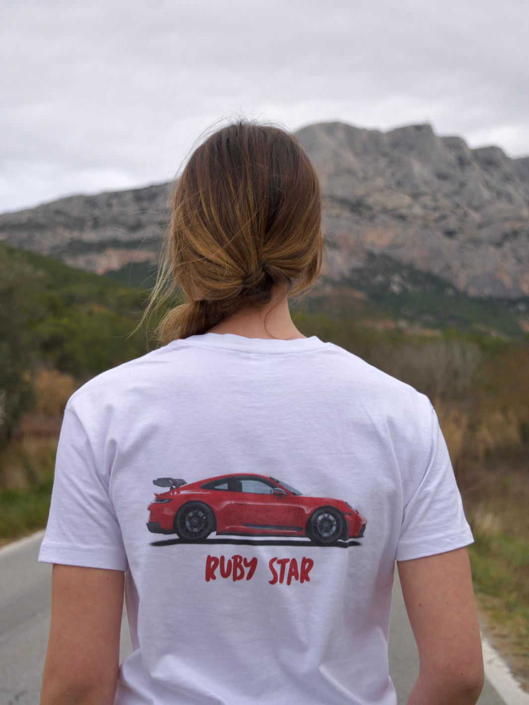 T-shirt Porsche 911 992 GT3 " Ruby Star "