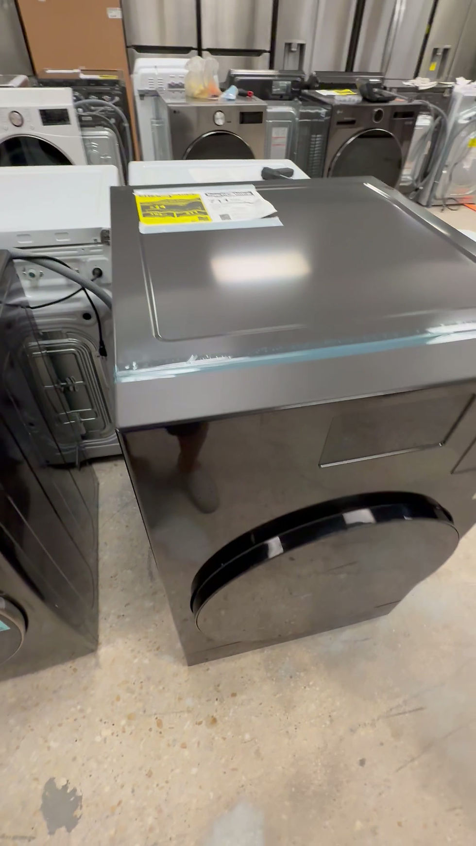 Thumbnail: Samsung Bespoke 5.3 cu. ft. AI Vented Washer/Dryer Combo with Pedestal