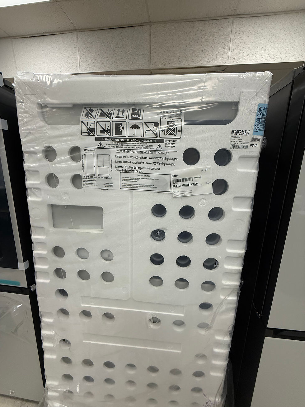 Thumbnail: Samsung Bespoke 23 cu. ft. Counter Depth 4-Door French Door Refrigerator
