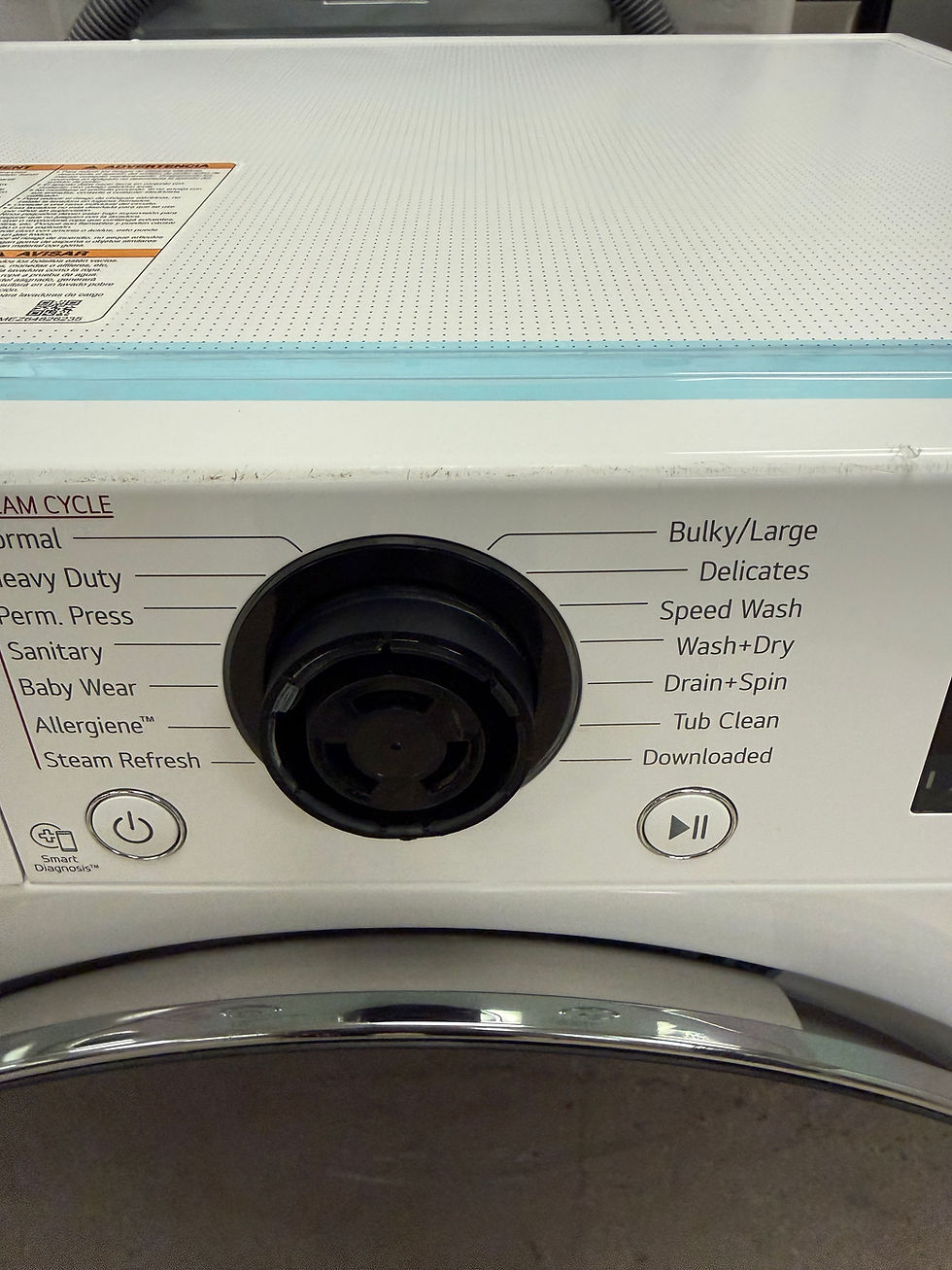Thumbnail: LG 2.4 cu. ft. Smart Wi-Fi All-In-One Washer/Dryer Combo with Built-In Intellige