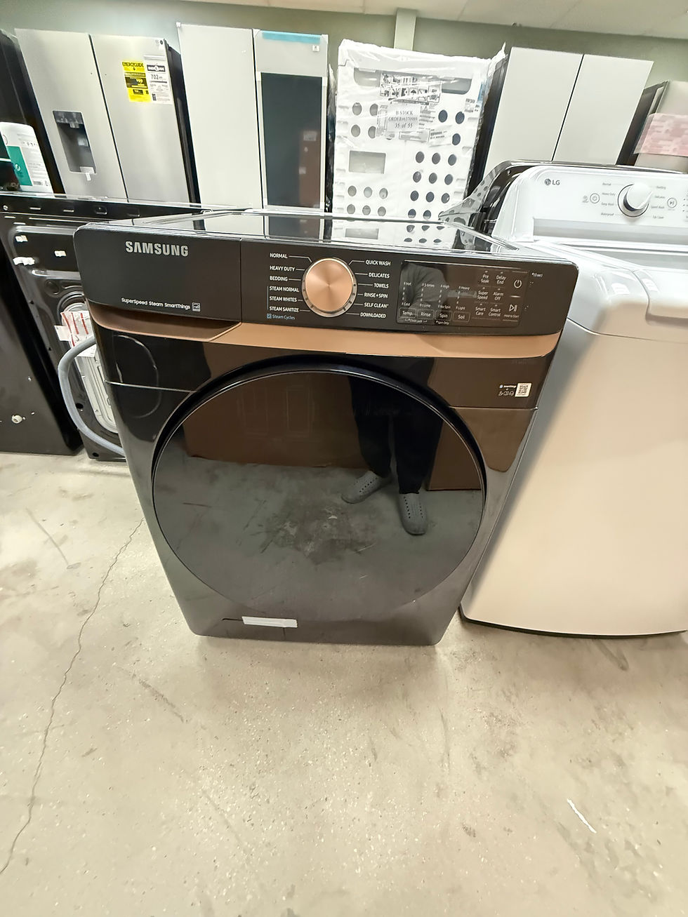 Thumbnail: Samsung 5.0 cu. ft. Extra Large Capacity Smart Front Load Washer with Super Spee