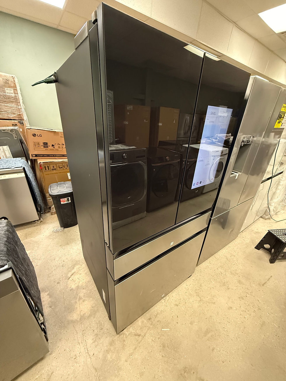 Thumbnail: Samsung 29 cu. ft. Bespoke 4-Door French Door Refrigerator with Family Hub