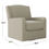 Thumbnail: Easley Fabric Swivel Glider - Gray Chair