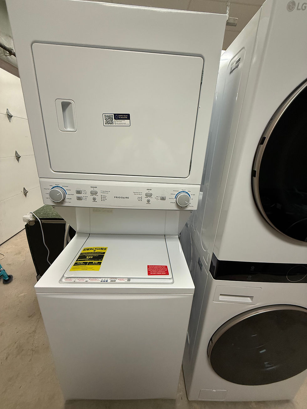Thumbnail: Frigidaire ELECTRIC Washer/Dryer Laundry Center - 3.9 cu. ft. Washer and 5.5 cu.