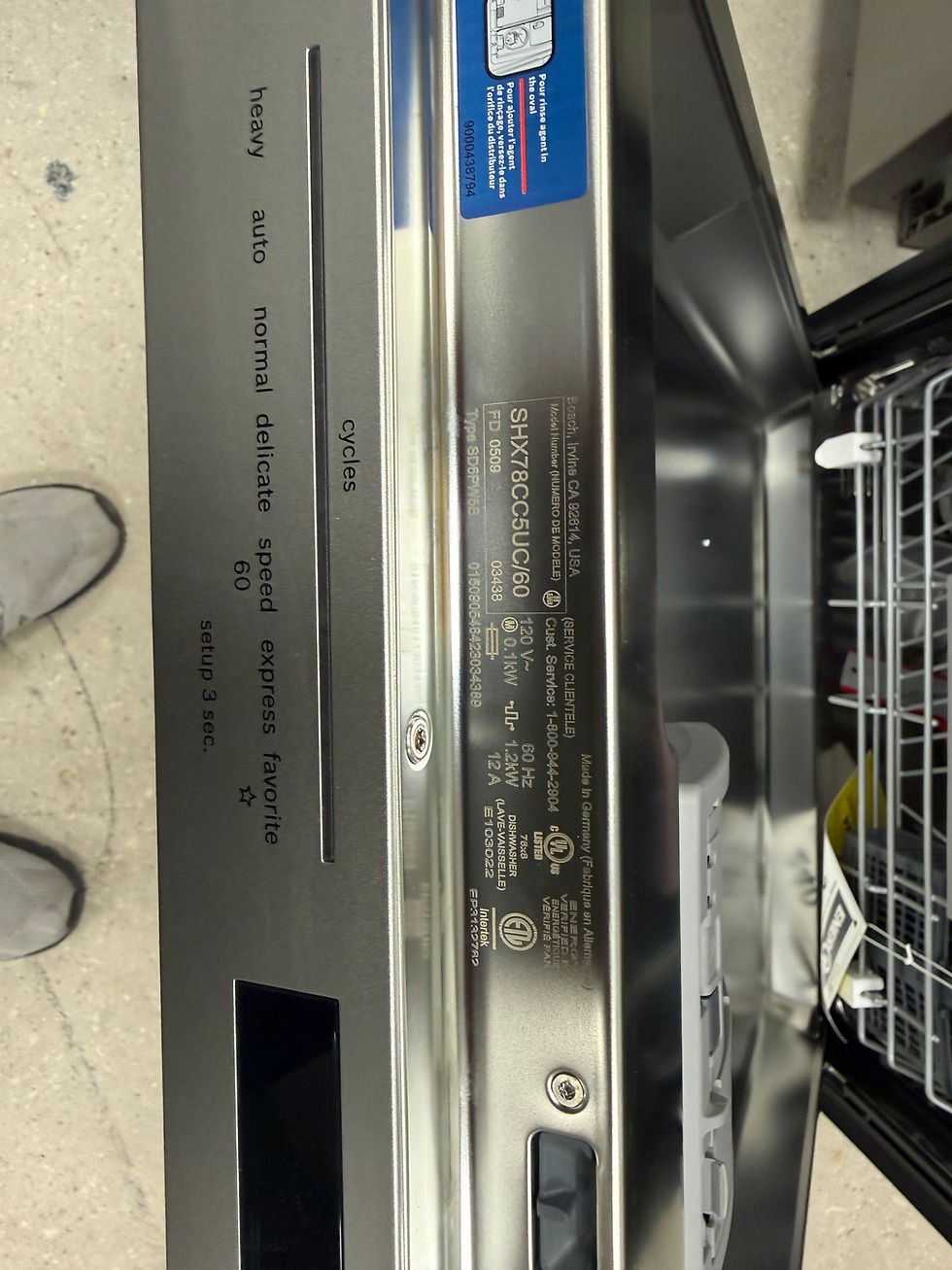 Thumbnail: Bosch 800 Series Top Control Towel Bar Handle Dishwasher, Stainless Steel Tub