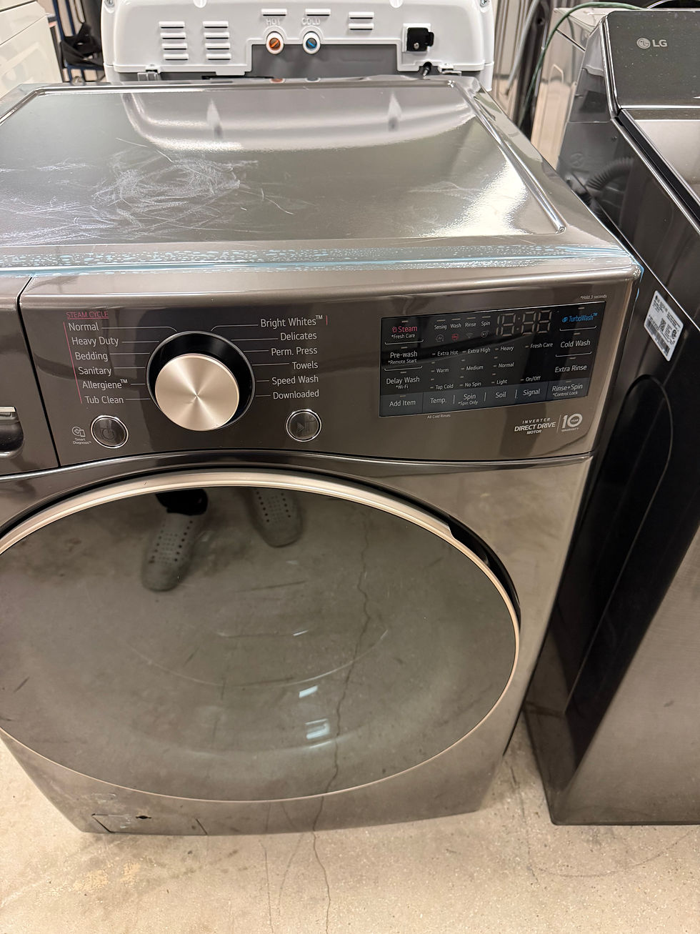 Thumbnail: LG 4.5 cu. ft. Smart Front Load Washer w/ TurboWash 360° &amp; AI Intell