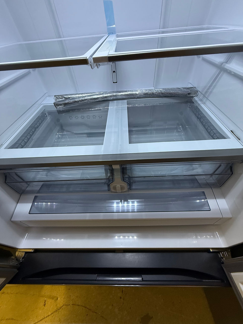 Thumbnail: Samsung 31 cu. ft. Mega Capacity 3-Door French Door Refrigerator  Four Types Ice