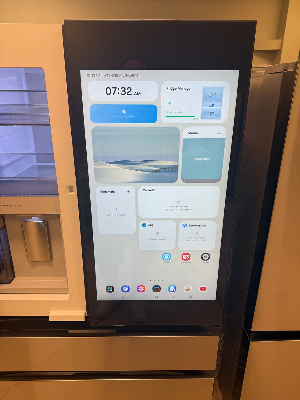 Thumbnail: Samsung Bespoke 29 cu. ft. 4-Door French Door Refrigerator with Family Hub+