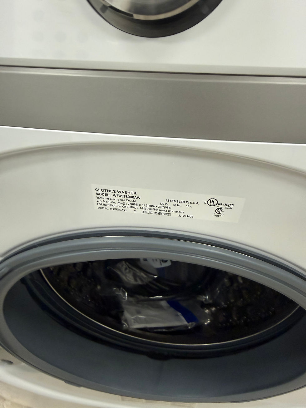 Thumbnail: Samsung 4.5 cu. ft. Front Load Washer with Vibration Reduction Technology+