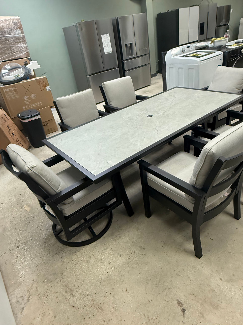 Thumbnail: SunVilla Fairchild 7-piece Outdoor Cushion Dining Set